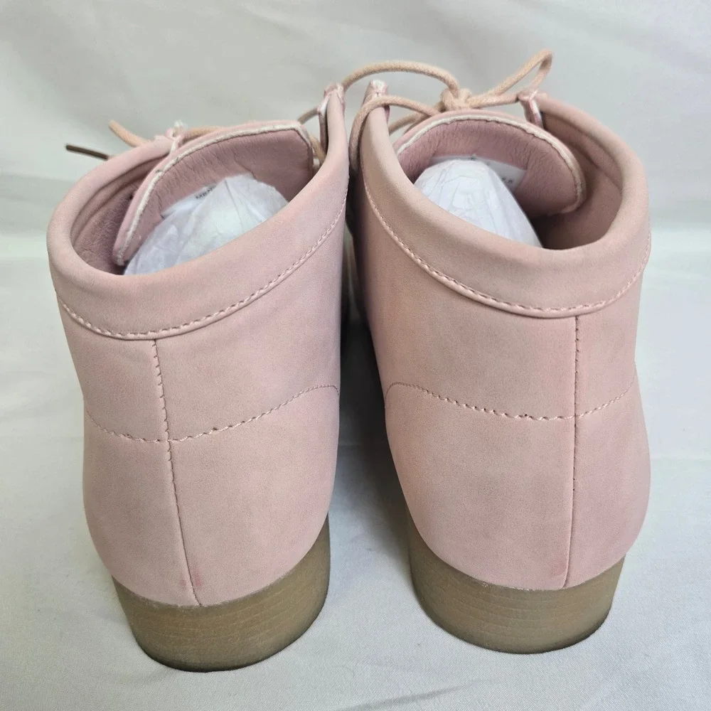 Amali Jason2 Desert Chukka Boot,‎ Lace Up Suede High Top, Pink Tan, Mens 7.5